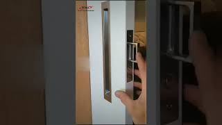 pocket sliding door hardware lock handles #pocketdoor #slidingdoor #shorts