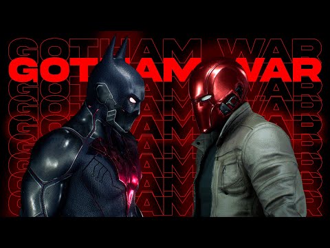 Batman Beyond vs. Red Hood | BATMAN ARKHAM KNIGHT CINEMATIC GAMEPLAY | 4K 60fps | #batmanbeyond