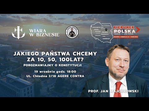 Kierunek Polska: Jakiego państwa chcemy za 10, 50, 100lat? prof. Jan Majchrowski
