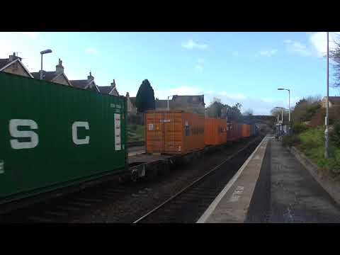 Freightliner Class 66 no: 66501 @ Oldfield Park {4V31} 17/01/2018.