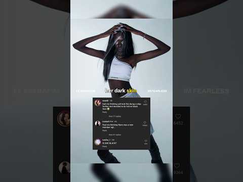 Black model for LE SSERAFIM recieves racist comments from K-pop stans #kpop #shorts #lesserafim