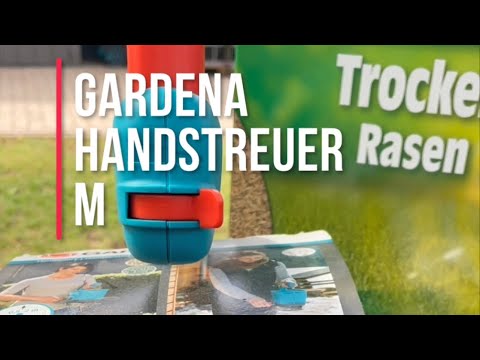 Gardena HANDSTREUER M mit Rasendünger im Test! Als Extra eine Auspackzeremonie 😂😂😂