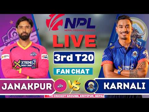 🔴LIVE: Karnali Yaks vs Janakpur Bolts, 3rd T20 | NPL 2026 Live Score & Commentary | JKB vs KNY Live