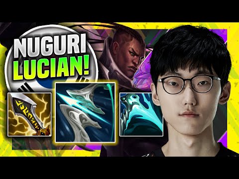 NUGURI DESTROYING WITH LUCIAN! - FPX Nuguri Plays Lucian Top vs Volibear! | Season 11