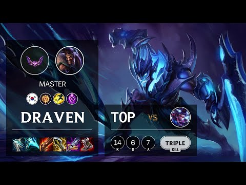Draven Top vs Vayne - KR Master Patch 12.1