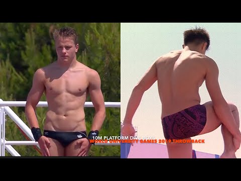 10m Platform Dive Boys Semi Finals | World University Games 2019  Napoli 🇮🇹 Throwback
