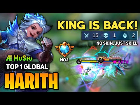 NO.1 SUPREME Harith Best Build 2022 [ Top 1 Global Harith Gameplay ] Æ Hυsԋ - Mobile Legends