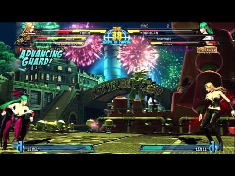 MVC3 RANKED BATTLE MATCH JR RODRIGUEZ ( CAP AKUMA TRISH ) VS SolidusSpriggan ( AMY MORRIGAN PHX )