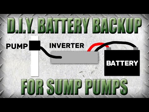 How to Add a Battery Backup to a Sump Pump That Isn't Compatible With One