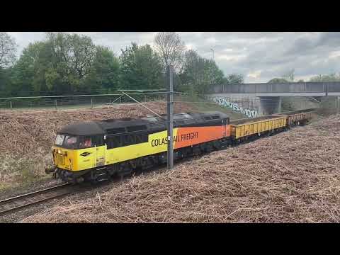 Colas Rail Freight. 56090, Crewe Basford Hall to Longport, at Stowford.🚚🍶