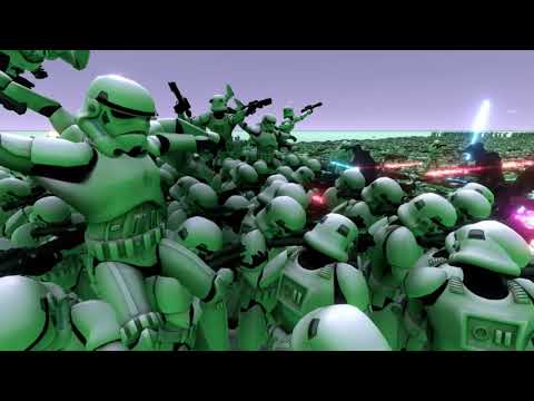 1000 Jedi vs 10000 stormtroopers
