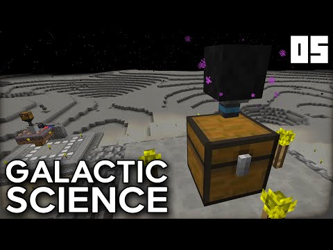 "LONG DISTANCE ITEM TRANSPORT!!!" Galactic Science Ep 05 Minecraft Modded Survival