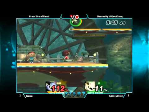 KTAR 7 - Nairo (Meta Knight) Vs. Vinnie (Meta Knight) - Grand Finals - SSBB