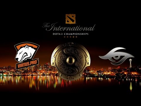 Dota 2 TI Main Event day 4 Team Secret vs Virtus pro #1 RUS