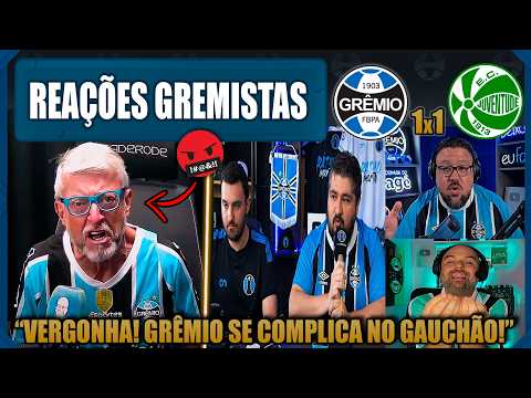REAÇÕES GREMISTAS - GRÊMIO 1x1 JUVENTUDE - EMPATE FRUSTRANTE - VAMOS RIR DO GRÊMIO!