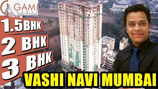 Download the video "Vashi 1.5BHK / 2BHK / 2.5BHK / 3bhk under construction luxurious project by Gami group Navi mumbai"