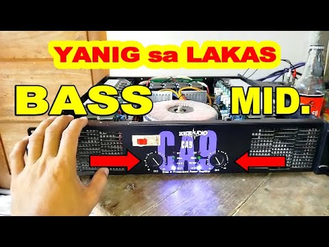 YANIG BAHAY MO NITO - CA9 POWER AMPLIFIER | SUBWOOFER AND MIDHIGH SETUP