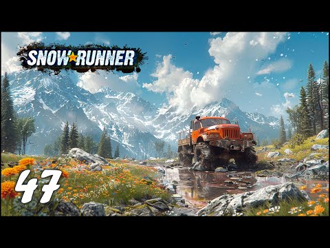 The Quarry from hell! 😂 And being innovative SNOWRUNNER Michigan Playthrough Gameplay Part 47