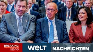 MERZ UND KLINGBEIL LIVE: Bundesregierung eröffnet Investitionsgipfel | WELT STRE