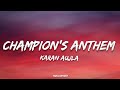 Karan aujla - Champion's anthem | (Lyrics) | Making memories | Album