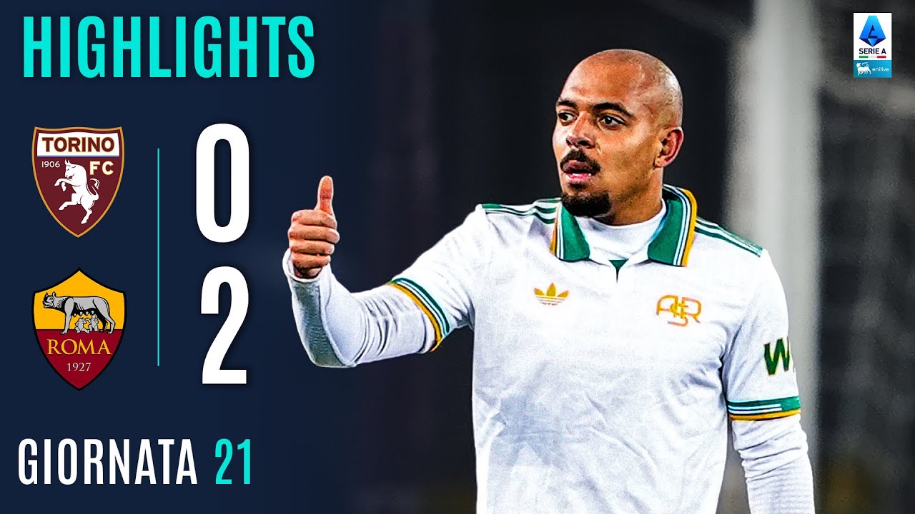 TORINO-ROMA 0-2 | HIGHLIGHTS | 21ª GIORNATA | SERIE A ENILIVE 2025/26
