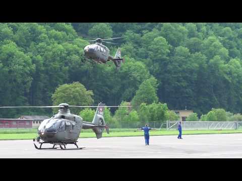 Swiss Air Force: 20 helicopters in the air (Alpnach, Switzerland)