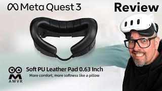 Meta Quest 3 Zubehör - AMVR Leder Face Cover Review