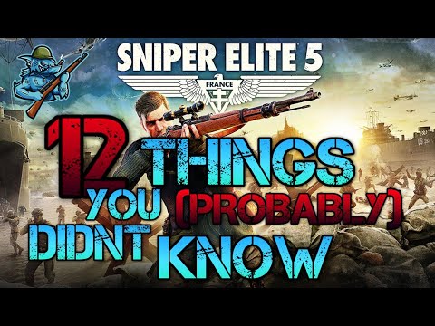 12 Things you (PROBABLY) didn't know you could do in SNIPER ELITE 5