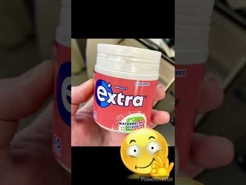 New Extra Watermelon Flavour bubble gum available in TESCO 😋🤩 #shorts #viralshort #tiktok #extra