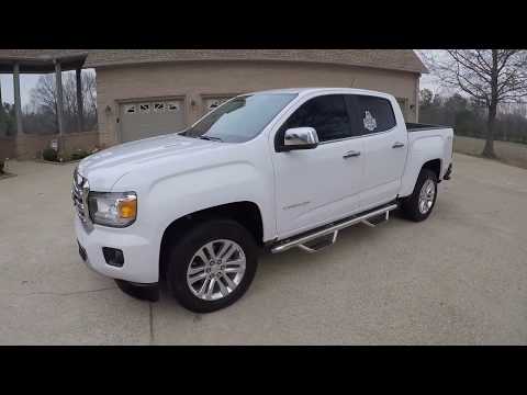 West Tn 2016 GMC Canyon SLT 4X4 SLT Duramax Diesel Crew cab truck used for sale info www sunsetmotor