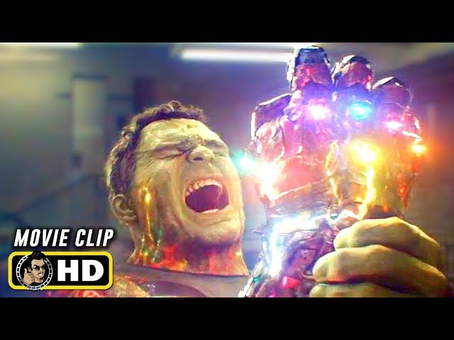 Avengers Endgame 2019 Clip Hulk Snaps The Iron