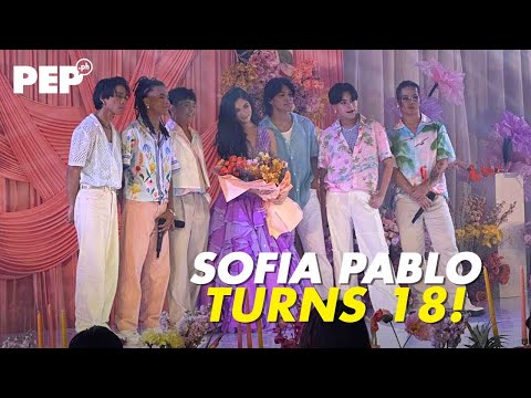 Sofia Pablo turns 18! Opens performance with P-pop group "Alamat" PEP