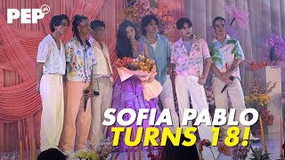 Sofia Pablo turns 18! Opens performance with P-pop group Alamat | PEP