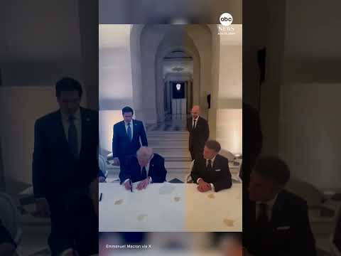 Trump signs memorandum of understanding between the U.S. and Iran