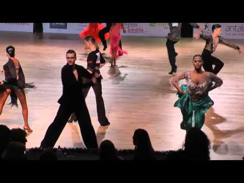 00221 Maxim Sitkin & Victoria Kashtelo - Jive 1/8 Youth Latin Baltic Grand Prix 2012 Latvia