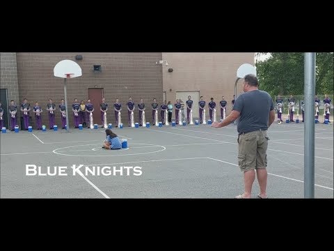 2018 Blue Knights Hornline Warmup | Send Off Show