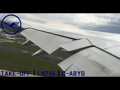 Lufthansa B747-8i Take-Off Frankfurt [HD]
