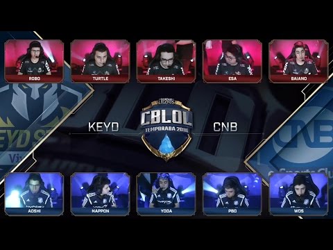 CBLoL 2016 - S2 D1 - Cnb x Keyd (Jogo 2 Resumido)
