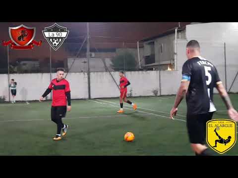 RUSTICOS MG - LA 90. Semi final de Oro Semanal futbol 7