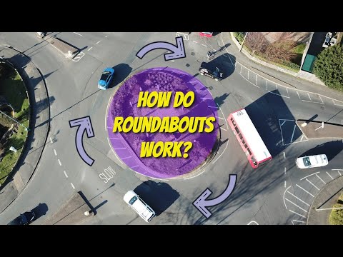 How do roundabouts work? Complete rules for Car 🚙 Lorry 🚛 Bus 🚌