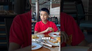 Breakfast with Whale Spouts 🐋 | Alaska Cruise on Quantum of the Seas #travel #breakfast #whales