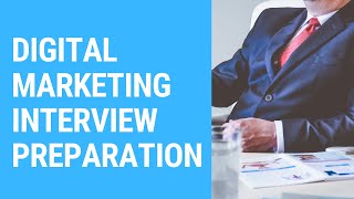How to prepare for Digital Marketing interview for freshers in Hindi video