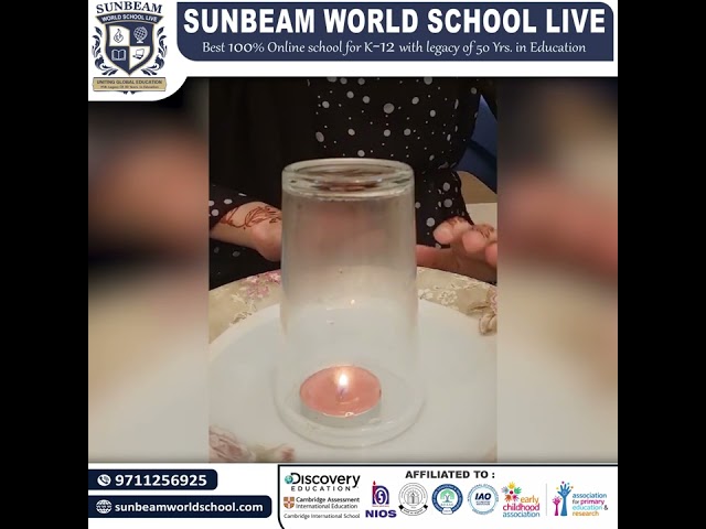 Sunbeam World School Students Conduct Science Experiment 🔬