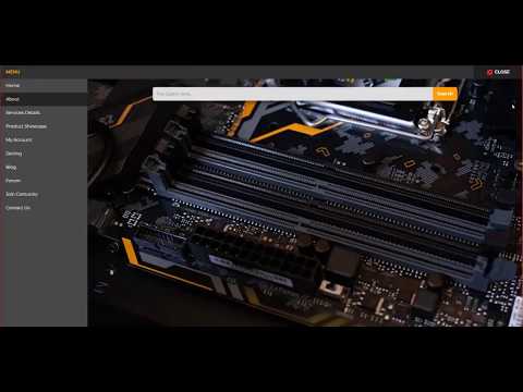 Full Screen Modal Nav Using Pure HTML and CSS