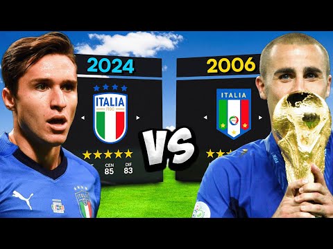 ⚽ ITALIA 2024 contro ITALIA 2006, Chi è più forte?