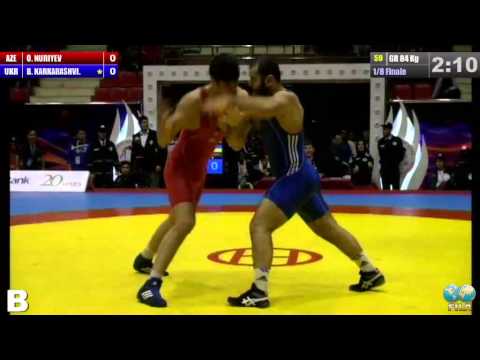 GGP2013 / NURIYEV Orkhan (AZE) - KARKARASHVILI Beka (UKR) - GR 84 kg 1/8 final match