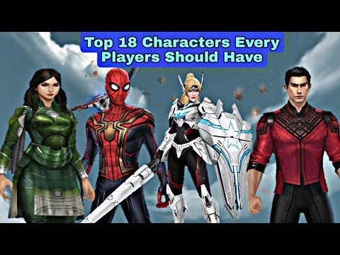 Top 18 Characters Every Players Should Have - Marvel Future Fight