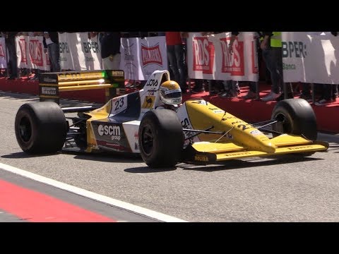 Historic Minardi Day 2019-Tyrrell P34,Ferrari 126 C4,Lavaggi LS1,155 TI DTM & More
