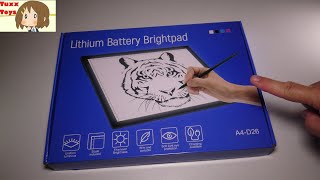 ELICE A4 LED Light Pad. Wireless Battery Powered Light Pad Rechargeable Light Board for Artists