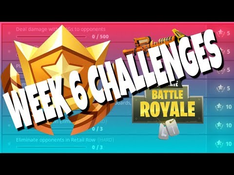 *ALL* WEEK 6 CHALLENGES *LEAKED* Fortnite Battle Royale